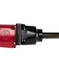 Heavy Duty Air Impact Wrench With Extended 7 Inch Anvil And Beefy D Grip Handle, designed for high torque applications.