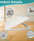 Product details of Heavy Duty 14X24 Metal Access Panel For Drywall Ceilings And Walls Rust Resistant Aluminum Frame, featuring safety key lock and door stop.