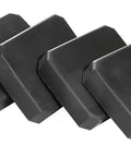 Heavy Duty Replacement Pads For SL300 Bar Clamps four black rubber grips top view on white background