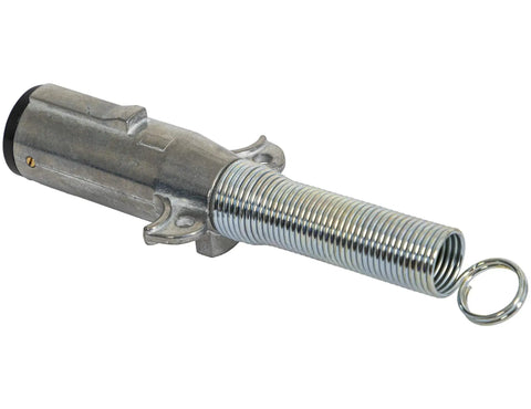 Buyers Products Tc2012 2-Way Zinc Trailer Electrical Connector Plug with vertical pins for secure connection and reliable use.