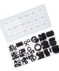 125 Pcs Rubber Grommets Plugs Set Eight Varied Sizes Soft T Shaped Stopper Plugs For Furniture Holes Sealing In Organizer Case