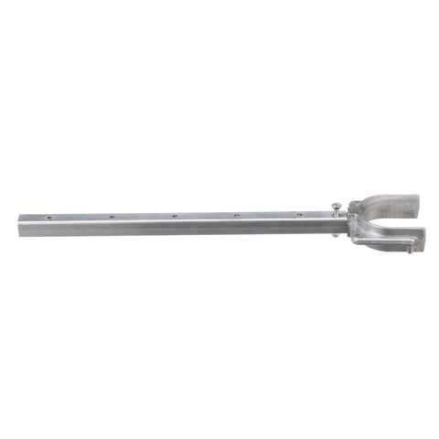 Adjustable Transom Saver for Boats 23 to 35 Inches with Composite Head, metal rod design for engine weight transfer to trailer