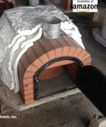 Wood oven with Heavy Duty Ceramic Fiber Blanket Insulation 2300F Continuous Use Temperature Six Pound Density 12x24x1 Inch Heat Shield