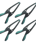 70mm Pointed Spring Clamps For Pinpoint Precision And Tight Grips In Tough Spots 100mm Clamping Depth FRP Construction Built To Last DIY And Model Building Clamp Set For Fine Precise Work, four-clamp set