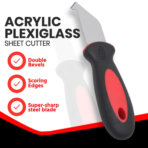 2 Pack Plexiglass Scoring Tool With Extra Sharp Steel Blade For Clean Snap Lines On Acrylic Plastic And Styrene Sheets Scribing Tool For Precise Breaks And Smooth Edges