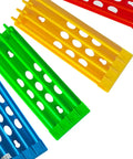 4 Pack Pigeon Ring Stands And Poultry Leg Band Racks For Easy Pro Grade Band Management in vibrant colors