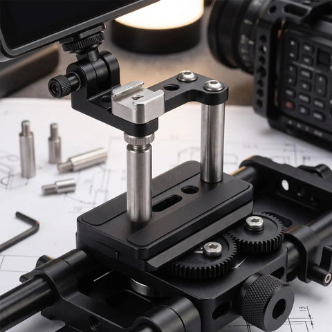 M2.5 Stainless Steel Standoff Extension Posts With Male And Female Threads Precision Machined For Circuit Boards Drones And Tech Builds Rock Solid 12 Piece Heavy Duty Hardware Kit close-up showing assembly with precision parts.