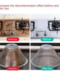 Before and after cleaning effect with Powerful 2500W Steam Cleaner For High Temperature Disinfection In Kitchen Bathroom And HVAC Hoods 110V 220V Gray Versatile Household Steam Cleaner With Long Cord And Hose Six Adjustable Settings Easy One Switch Operation on stove and hood filter