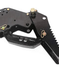 Backhoe Thumb Excavator Claw Fits 3.25 Inch Boom Width For Kubota Woods Mahindra John Deere Attachments in black steel