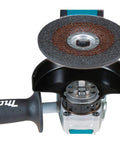 Top view of Beast Mode Brushless 18V LXT Cordless Angle Grinder with X LOCK Four and a Half Inch Wheel, tool-only renewed
