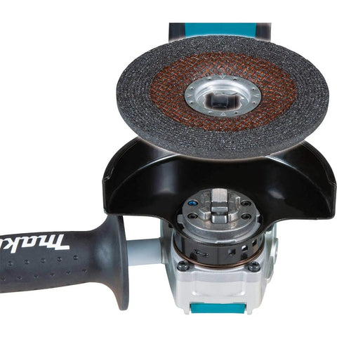 Top view of Beast Mode Brushless 18V LXT Cordless Angle Grinder with X LOCK Four and a Half Inch Wheel, tool-only renewed