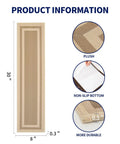 15 Pack Non Slip Stair Treads 8x30 Inches For Indoor Wooden Stairs Beige Reusable Machine Washable Carpet Stair Runners