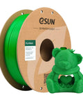 1.75mm 1kg Green PLA Filament For Fast 3D Printing No Fuss Printing with 3D printed bear model, smooth layer bonding