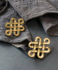 Chinese Knot Cabinet Pull Handle With Single Hole Design For Wardrobes Cabinets And Dressers Easy Install Furniture Hardware