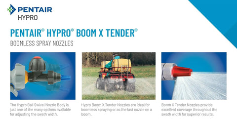XT024 Boomless Spray Nozzle Yellow 1/4 MNPT Thread Nozzle Size 24 for Precision Crop Spraying, Obstacle Friendly
