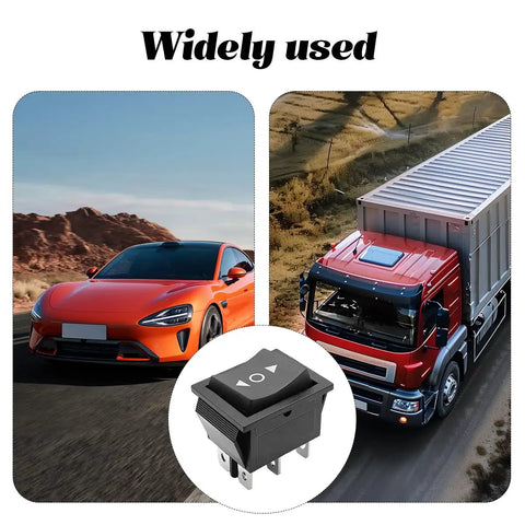 Heavy Duty Six Pin Car Polarity Reverse Switch With No Sweat Wiring Quick Swap Momentary Motor Rocker Toggle Controller For Suv Rv Trucks built for various vehicles.