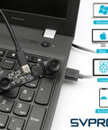 2MP Global Shutter USB Camera With Dual M12 Lenses For Industrial And Machine Vision No Nonsense High Speed 3D Sync Stereo Module on laptop