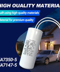 Universal 60uF Motor Capacitor Replacement For Auto Lift Power Units And Rotary Lift Systems Perfect For 2HP Single Phase Motors