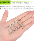 Mega 1315Pcs Pan Head Phillips Machine Screws Set M2 To M5 With Nuts And Washers 304 Stainless Steel on hand for scale