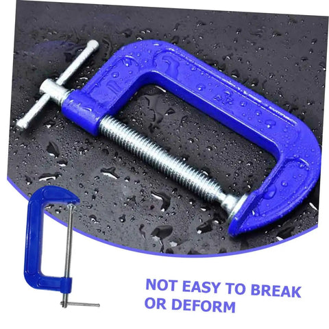 4 Inch Thickened G Clamp With Quick Release For Woodworking And DIY Projects Heavy Duty Metal C Clamp Desk Mount Clamp
