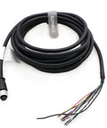 M12 17 Pin Female Vision Sensor Cable For Open Vision Systems Plug And Play Ready Compatible With Cognex In Sight 3D L4000 SICK