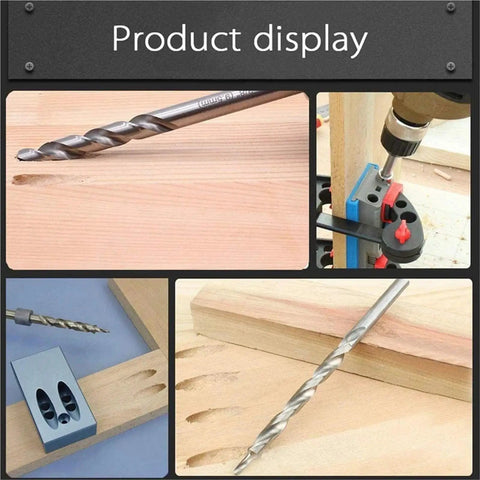Get Your Hands On This Sweet 3 Pc Pocket Hole Step Bit Kit With Round Shank For Smooth DIY Carpentry Projects And Rock Solid Wood Joinery Every Time. 3pc pocket hole step drill bit kit, hex shank, used for wood joinery and pocket holes