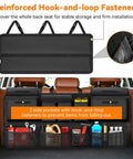 Ultimate SUV Trunk Organizer With 10 Pockets Massive Capacity Car Storage Keeps Gear Neat Waterproof Backseat Hanging Bag installed