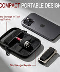 Heavy Duty Adjustable Universal Socket Wrench With Killer Non Slip Grip Fits 3/8 To 3/4 Drive Ratchet Tool in compact carrying case.