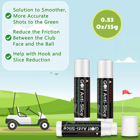 Two Piece Golf Anti Slice Compound For Clubs To Boost Distance And Accuracy Gift Ready Packaging For Golfer