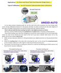 ACC Positioning Tool for Eyeball Unit and ADAS Calibration Aid, Easy Leveling for Eyeball Unit, Battery Powered by Two AAA Batteries Not Included, Automotive Grade ADAS Setup Tool for Precise Eyeball Calibration; poster showing eyeball sensor fit