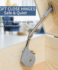 Lid Stay 105 Degree Open With Soft Close For Toy Boxes And Upward Top Opening Flap Doors Tough Built To Last Chest Hinge