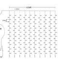 Diagram of Pink Curtain Lights With 8 Modes LED String Lights For Bedroom Decor Window And Wall Party Vibe Garden Ambience