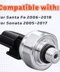 Direct Fit Plug And Play Air Conditioning Pressure Sensor 977213K000 For Hyundai Santa Fe 2006 To 2018 And Sonata 2005 To 2017