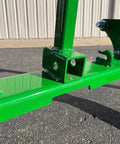 Detailed view of No Hassle Dual Mount Tractor Pallet Forks For Front Loader And Three Point Hitch featuring solid connection points.