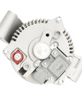 Top view of New Heavy-Duty 95Amp 12V Alternator With 6-Groove CW Pulley for Ford Ranger F-150, showing pulley and electrical terminals.