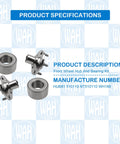 Two Pack Front Wheel Hub And Bearing Kit For Ford Focus 2012 2018 And Ford C Max 2013 2018 2.0L L4 Hub And Bearing Assembly Easy To Install Ready To Go