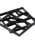 2 Pack Outdoor Pavement Molds For DIY Cement Stepping Stones Walkway Maker Patio Path Pavers Reusable Plastic Molds