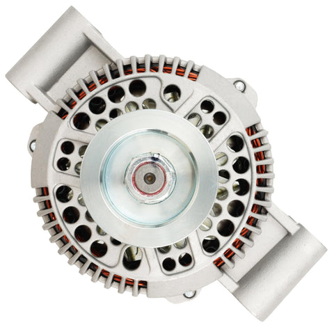 Top view of New Heavy-Duty 95Amp 12V Alternator With 6-Groove CW Pulley For Ford Ranger F-150 Escort Explorer Mazda 1996-2005