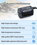 Waterproof RC Brushless Motor And ESC Combo 2430 7200KV With 35A ESC details and features diagram
