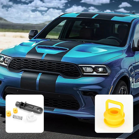 5 Piece Transmission Shifter Linkage Cable Bushing Repair Kit With Clamp And Two Bushings For Chevy Silverado next to blue car