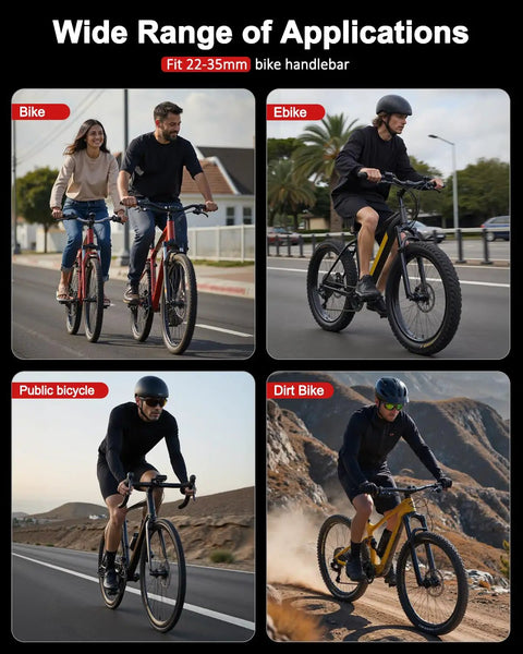 2 In 1 Bike Alarm With Taillight And USB Rechargeable Battery To Scare Off Thieves 105dB Anti Theft Siren Brake Sensing Rear Light IP65 Waterproof 4 Modes Safety Flash Vibration Sensor For Ebike Fast 1.5 Hour Charge