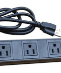 PDU power distribution unit with eight outlets and a power cable, part of Heavy Duty 42U Floor Server Rack And Network Cabinet.