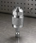 Hex Shank Drill Chuck Adapter With Three Jaw Chuck Converter Power Tool Attachment For A Snug Grip And Secure Accessory Holding Knurled Finish For Easy Drive And Maintenance Tasks, metal