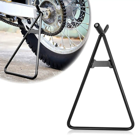 Boss Universal Triangle Kickstand Holder For Dirt Bikes 80cc To 500cc Side Stand Mount For Supermoto Motocross Enduro Fits 18mm 14.5mm And 11mm Plug Sizes Black