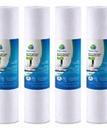 Heavy Duty 1 Micron Sediment Pre Filter Cartridge Compatible With EC110 EV9534-40 10 Inch Bowl Drop In Housing Coarse Block 8 Pack