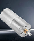 25mm 12V DC Gear Motor Built For Low Speed High Torque, Ideal For Electronic Locks And Robotics, Precision Metal Gears