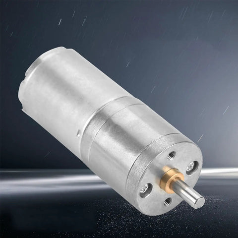 25mm 12V DC Gear Motor Built For Low Speed High Torque, Ideal For Electronic Locks And Robotics, Precision Metal Gears