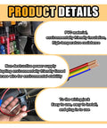 Product details of 12V Car Add A Circuit Fuse Tap Adapter Kit With 15A Mini Blade Fuses for LED strips and dash cams in vehicles.