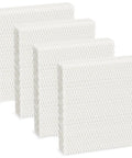 4 Pack HFT600T Filter Replacement for Honeywell Humidifiers HEV615 HEV620 Series Compatible with HFT600PDQ, side angle view