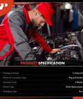 Mechanic installing Direct-Fit Engine Variable Valve Timing VVT Solenoid Front Spool Valve Assembly Replacement on Acura RDX